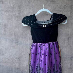 JONA MICHELLE Girls Black Velvet Party Dress, Size Large